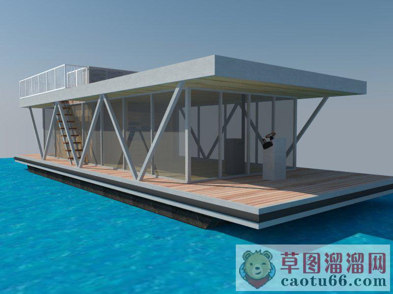 船屋船房SU模型