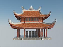 古建筑SU模型 免费sketchup模型下载