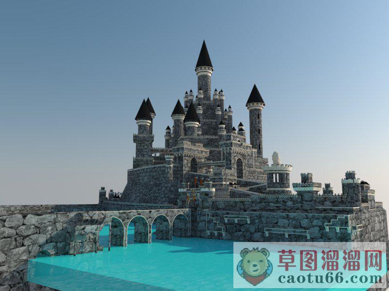 城堡建筑SU模型