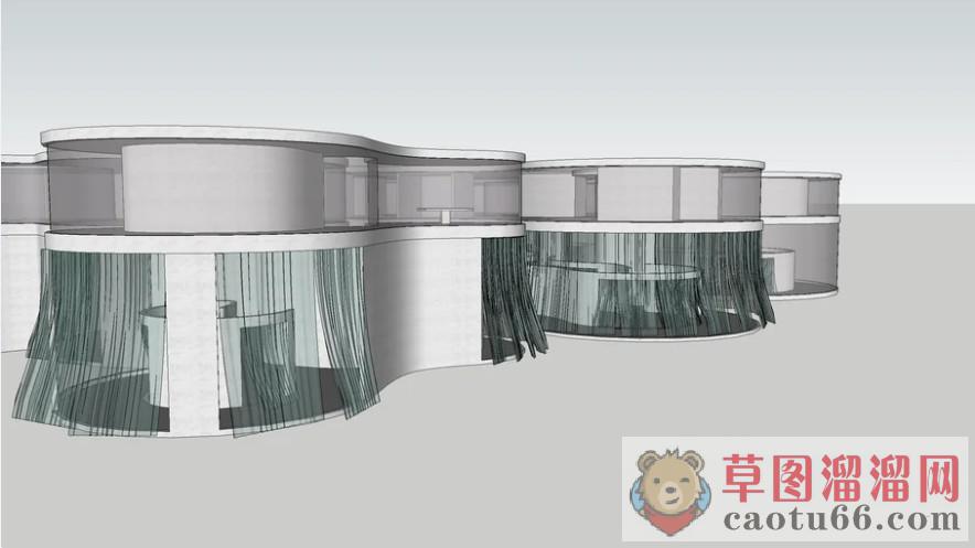博物馆建筑SU模型