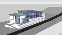 博物馆建筑SU模型 免费sketchup模型下载