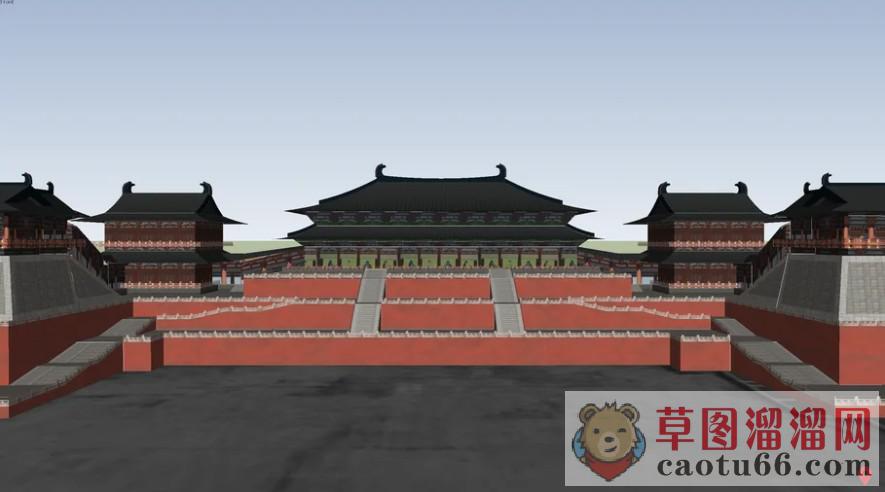 大明宫SU模型