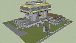 图书馆建筑SU模型