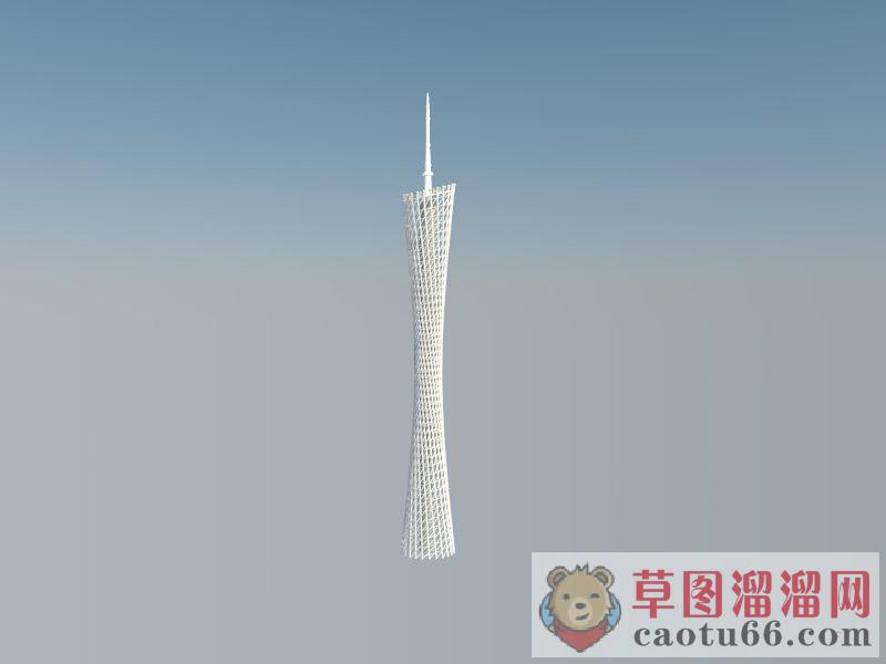 广州塔小蛮腰SU模型