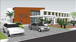 科学研究所建筑SU模型