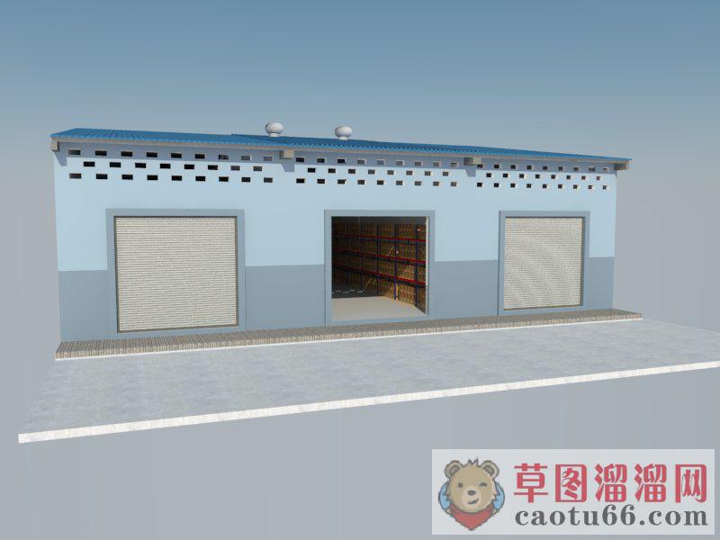 仓库SU模型