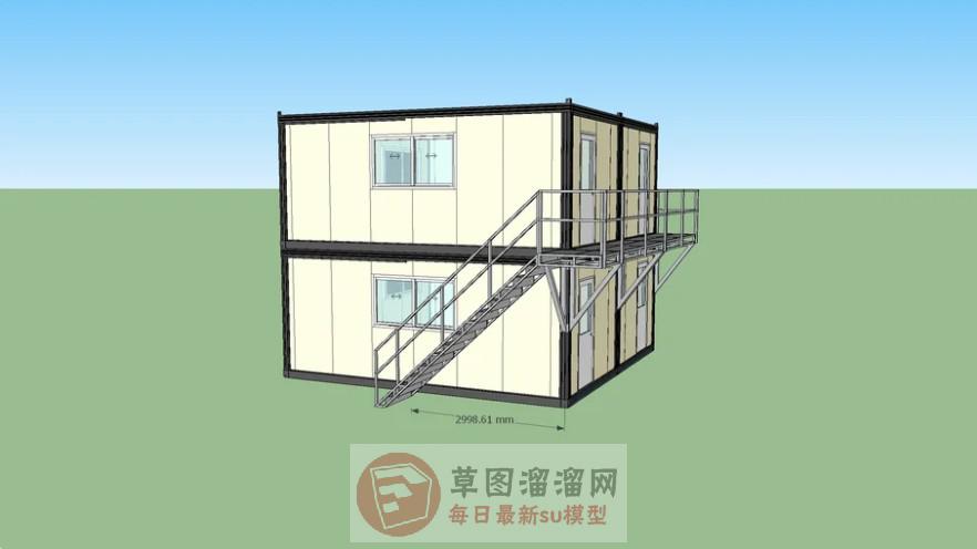 活动板房SU模型