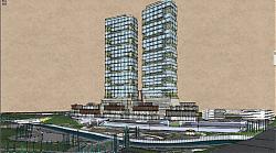 大厦建筑SU模型