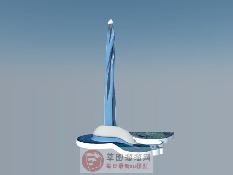 明珠塔SU模型