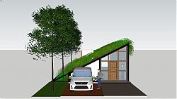 三角度假屋SU模型