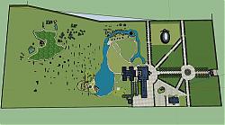 欧式庄园建筑SU模型