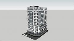 高层小区建筑SU模型