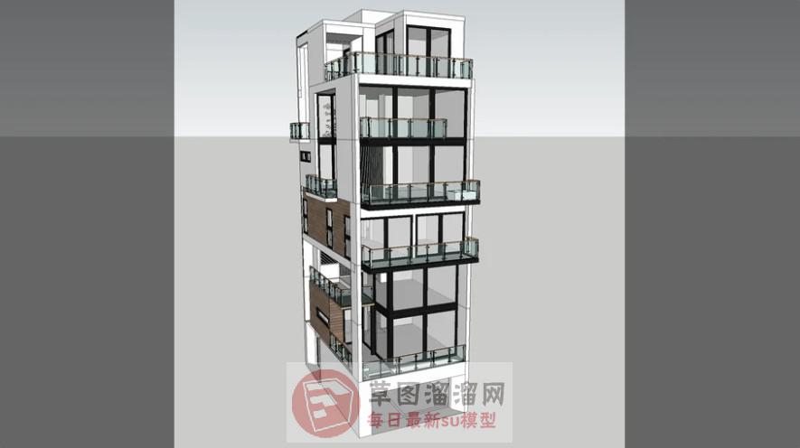 独栋建筑SU模型