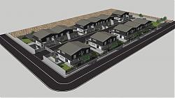 联排别墅住宅SU模型