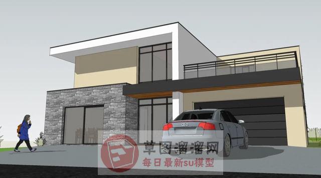 别墅住宅房子SU模型