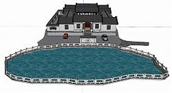 四合院建筑SU模型