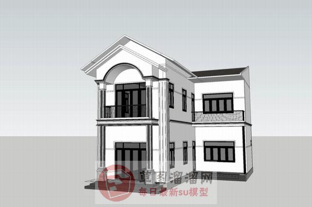 别墅住宅建筑SU模型