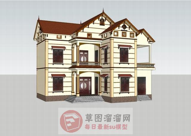 别墅建筑SU模型
