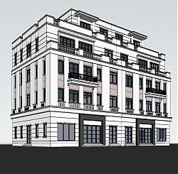 别墅住宅建筑SU模型