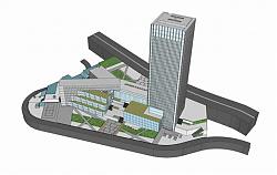 高层建筑SU模型