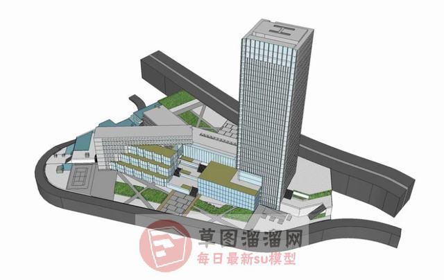 高层建筑SU模型
