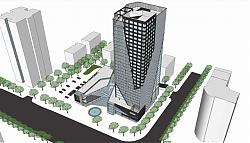 高层建筑高楼SU模型