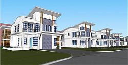 沿海住宅建筑SU模型