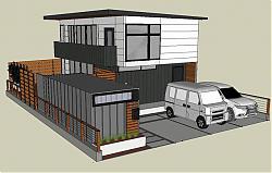 日式住宅建筑SU模型