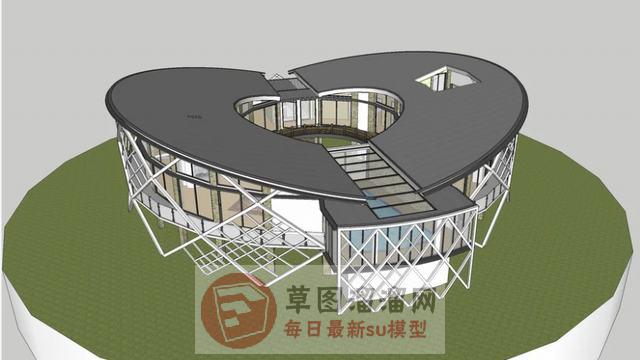 创意住宅建筑SU模型