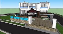 别墅住宅建筑SU模型