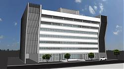 办公楼建筑SU模型