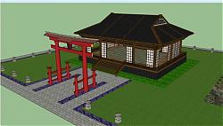 日本武道场SU模型