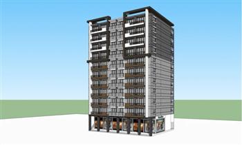 建筑楼房SU模型
