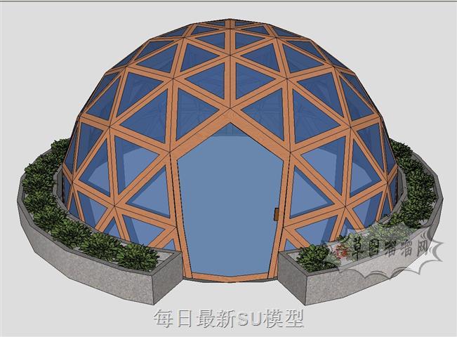 阳光房SU模型