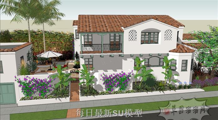 庄园住宅别墅SU模型