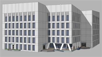 图书馆建筑SU模型