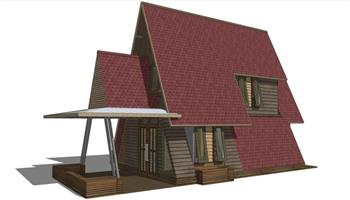度假木屋住宅SU模型