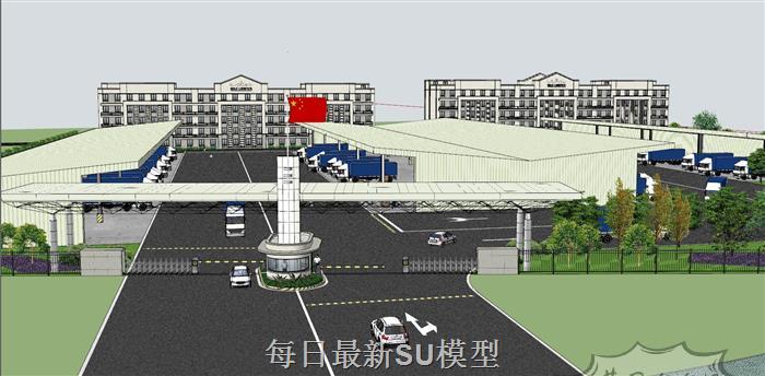 物流公司企业SU模型