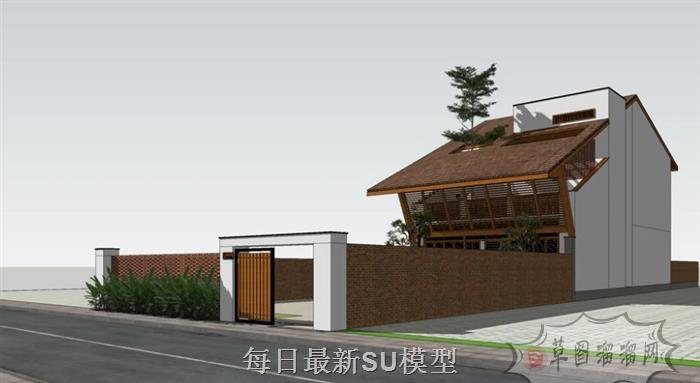 泰式房子别墅SU模型