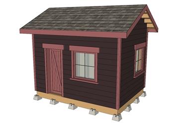 小木屋房子木屋SU模型 免费sketchup模型下载