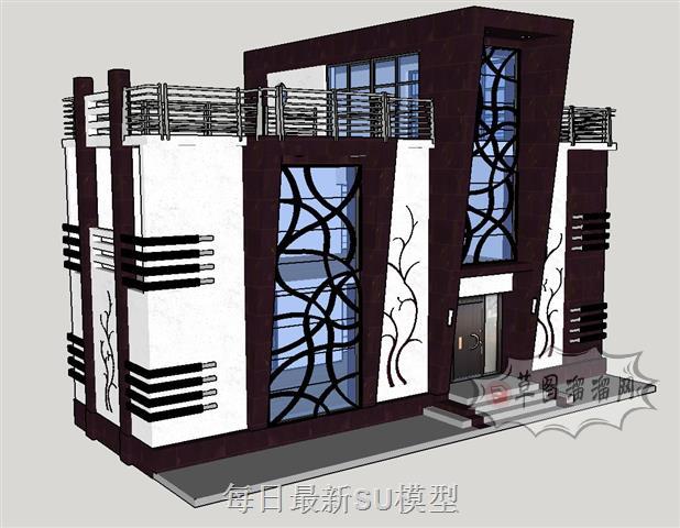 别墅建筑SU模型
