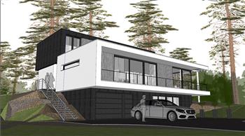 别墅建筑住宅SU模型