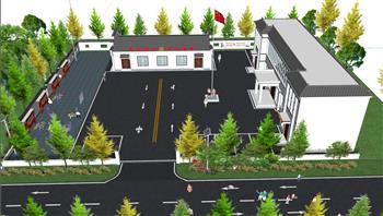 村委社区办公楼SU模型