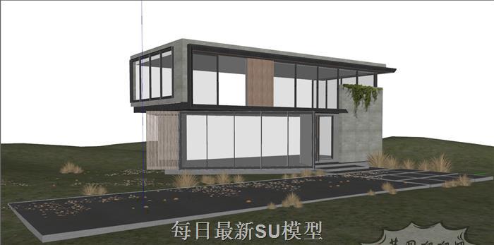 集装箱造型住宅SU模型