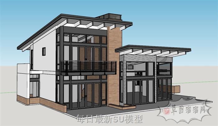 住宅别墅建筑SU模型