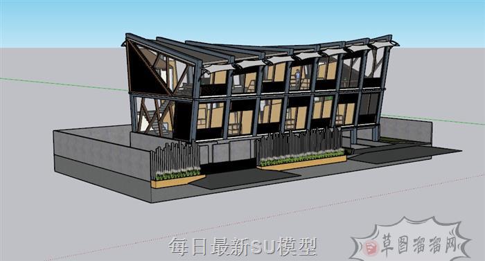 异形建筑SU模型