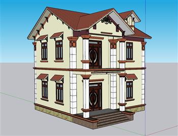 别墅建筑住宅SU模型