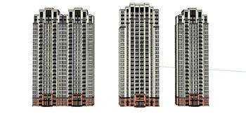 公寓住宅建筑SU模型