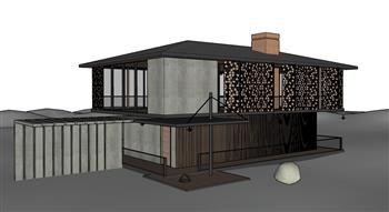 住宅建筑别墅SU模型