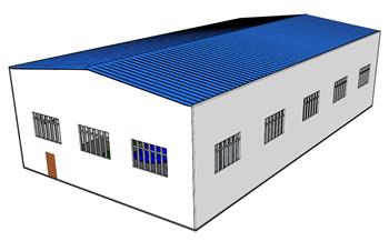 活动厂房SU模型